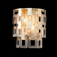 Cumpăra Aplică de perete decorată cu sticlă si elemente metalice. CLN185-2W Luis la Rafi Decor