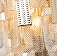 Cumpăra Aplică de perete decorată cu sticlă si elemente metalice. CLN185-2W Luis la Rafi Decor