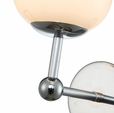 Cumpăra Aplică de perete cu abajur din sticlă pe bază metalică. LP4009-1W  la Rafi Decor
