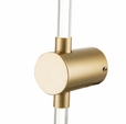 Cumpăra Aplică de perete cu panou LED rotunjit într-o carcasă de sticlă.  LP5033-L60W Fusion la Rafi Decor
