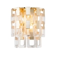Cumpăra Aplică de perete decorată cu sticlă si elemente metalice. CLN185-2W Luis la Rafi Decor