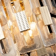 Cumpăra Aplică de perete decorată cu sticlă si elemente metalice. CLN185-2W Luis la Rafi Decor